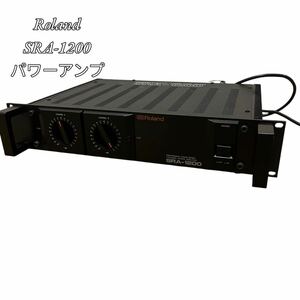 Roland ローランド パワーアンプ SRA-1200 通電確認済み オーディオ 音響機材