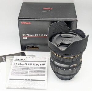 ★箱付き美品★SIGMA シグマ 24-70mm f2.8 IF EX DG Nikon用 #2959#0973