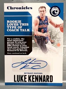 SSP/99 RC Auto 17-18 Panini Luke Kennard ルーク・ケナード ルーキー サイン Clippers ユニフォーム NBA クリッパーズ バスケ 大活躍