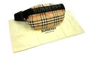 【質屋】BURBERRY/バーバリー/ボディバッグ/ショルダーバッグ/ウエストバッグ/ノバチェック/メンズ/レディース/ナイロン/ブランド