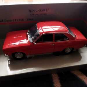 MINICHAMPS　Car　コレクション　京商　フォード　エスコート1 LHD 1968