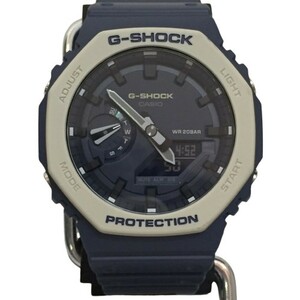 G-SHOCK ジーショック 【men1333D】 CASIO カシオ 腕時計 GA-2110ET-2A アナデジ ネイビー グレー オクタゴン メンズ タグ付き 美品 GB