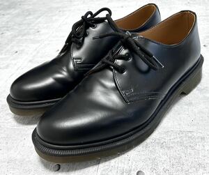 極美品 Dr.Martens 3ホール レザー シューズ ドクターマーチン　　1461PW スムースレザー エアクッションソール プレーンウェルト 玉9905