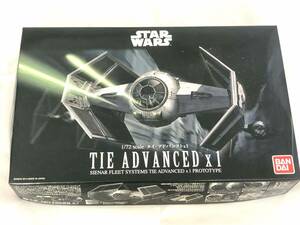 1/72 タイ・アドバンストx1 　バンダイ　スターウォーズ　STARWARS　TIE ADVANCED×１　BANDAI　未組み立て品