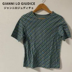 GIANNI LO GIUDICE ジャンニロジュディチェ ストライプカットソー