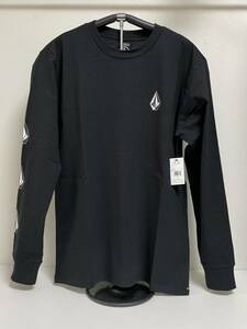 VOLCOM ボルコム AF632100BLK② メンズ Mサイズ ロングTシャツ ロンティー 長袖T ブラック色 ロゴ Logo ヴォルコム 新品 即決 送料無料