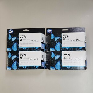 HP 純正インク Designjet 727B フォトブラック/グレー ２色、４個セット 130ml　(Designjet T920/T930/T1500/T1530/T2500/T2530)