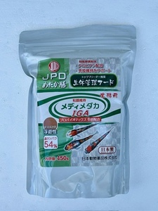 超特価 ★日本動物薬品(株)メダカ用 生体管理フード★ メダカ膳 IGA 450g 送料 全国一律 500円 