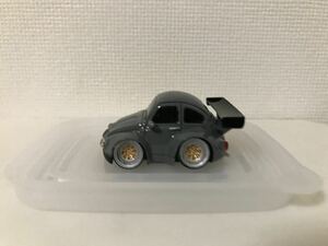 チョロQ カスタム フォルクスワーゲン 空冷ビートル グレー typeⅠ vw Volkswagen beetle ワイドボディ ウィング