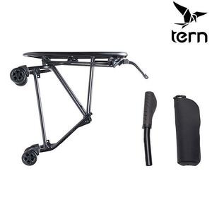 【新品】Tern RAPID TRANSIT RACK L ラピッド トランシット ラック キャスター Option リアキャリア ターン Link Verge 等に 輪行 dahon