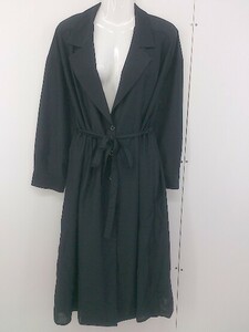 ◇ ◎ PAGEBOY ページボーイ ALICIA 長袖 コート サイズF ブラック レディース