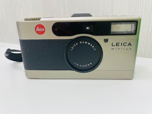 UWA(10015) LEICA ライカ minilux コンパクトフィルムカメラ 1:2.4/40mm　通電確認済