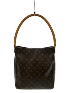 LOUIS VUITTON◆ルーピングGM_モノグラム・キャンバス_BRW/PVC/BRW