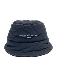 STELLAMcCARTNEY◆リバーシブルロゴパフィーエコナイロン バケットハット/58/BLK/900453 WP076