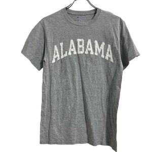 Champion 半袖 プリント Tシャツ S グレー チャンピオン ロゴプリント 古着卸 アメリカ仕入 a608-5518