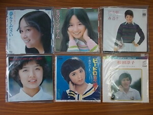 アグネス・チャン、森昌子、榊原郁恵、高田みづえ、桜田淳子　6枚セット　45ｒｐｍ　33　1/3ｒｐｍ　中古品