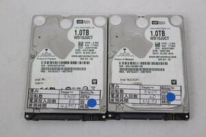 WestrenDigital WD10JUCT 1TB 2.5 HDD SATA 動作品 2個セット☆