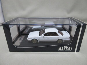 ★ホビージャパン　MARK43　マーク43　1/43★LAUREL　日産 ローレル　ターボ　メダリスト　クラブS　クリスタルホワイト★