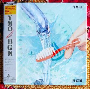 ☆彡初回限定盤 紙ジャケ【帯付ピクチャーCD】YMO / BGM →リマスタリング盤・坂本龍一・細野晴臣・高橋幸宏・音楽の計画・千のナイフ