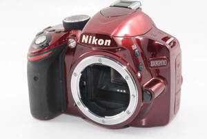 【外観並級】NIKON ニコン D3200 ボディ レッド　#j3495