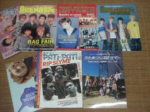 ARENA37℃　ARENA37℃ハタチ　PATi　B-PASS【5冊セット】うたまつり’02サマー　RAG　FAIR／INSPi／チン☆パラ／RIP SLYME／FLAME／