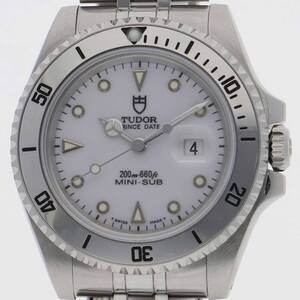 TUDOR チュードル 73190A ミニサブ ホワイトダイヤル SS 自動巻き ユニセックス 【122381】