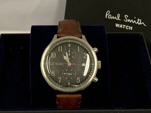 Paul Smith ポールスミス 0511-S060575 メンズ クロノグラフ 腕時計 ※電池切れ(ジャンク) [013] 154/674A