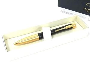 ■新品同様■ PARKER パーカー ツイスト式 ボールペン 筆記用具 文房具 ステーショナリー メンズ ブラック系×ゴールド系 DE3511