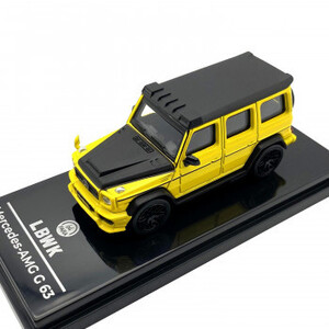 JADI リバティウォーク メルセデス AMG G63 イエロー 左ハンドル 1/64スケール PGPA55164