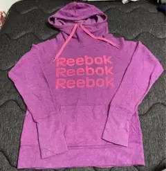 Reebok リーボック レディース パーカー アメリカ古着 ムラサキ ピンク