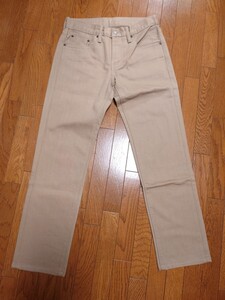 【29】未使用 511 リーバイス ベージュ カーキ 04511-1824 levis レディースにも ストレッチ