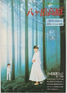 パンフ■1987年【精霊のささやき ロードショー記念 八ヶ岳高原ロッジ 近畿日本ツーリスト】[ A ランク ] コラボパンフ 植岡喜晴 つみきみほ