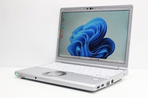 1円スタート ノートパソコン Windows11 WPS office搭載 Panasonic レッツノート CF-SV7 第8世代 Core i5 SSD256GB メモリ8GB カメラ