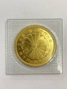 18904 岡612-321　10万円金貨　天皇陛下御在位60年記念　昭和61年　記念硬貨　記念コイン　日本　硬貨 貨幣　★