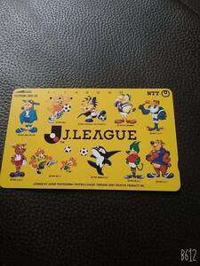 Jリーグ J.LEAGUE マスコットキャラクター サッカー 1992 使用済み テレカ テレホンカード 105度数 NTT 送料110円 