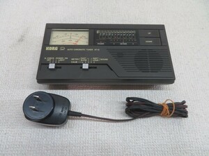 ★KORG AT-12 オートクロマチックチューナー コルグ アダプター/電池付き 動作品 10535★！！