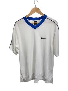 NIKE◆Tシャツ/S/ポリエステル/WHT/無地/S7-ATF