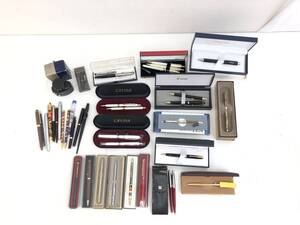 ☆【JN125】(Y40 ）万年筆 ボールペン まとめ売り PARKER/PILOT/七宝焼 他 約40点 文房具 筆記用具 インク残量不明 ジャンク 中古現状品 