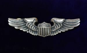 ☆希少WW2 US ARMY AIRFORCE 純銀パイロットWing PINS バッジN.S. MEYER INC.☆