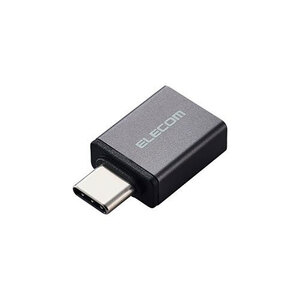 まとめ得 エレコム Type-C変換アダプタ USB2.0 480Mbps ブラック M-AFCMADBK x [3個] /l