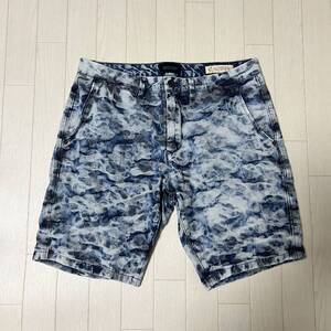 scotch&soda 迷彩柄 カモフラ デニム ショートパンツ ハーフパンツ スコッチ＆ソーダ Safari Fine OSEANS サーフ Surf