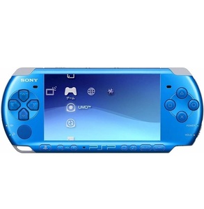 【新品】【即納】　PSP「プレイステーション・ポータブル」 バイブラント・ブルー (PSP-3000VB)　Sony PSP ゲーム機 本体 ソニー