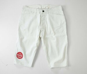 COCA-COLA × HUMAN MADE × BEAMS ◆ ヘリンボーン ストライプ ショートパンツ S 白 ハーフパンツ コカコーラ ヒューマンメイド◆G0711