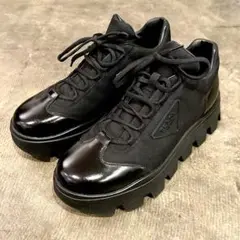 【PRADA】23AW ブラッシュドレザーx Re Nylonスニーカー 6