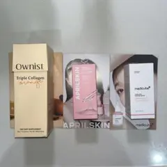 ownis Collagen&APRILSKIN美容液&medicube美容液