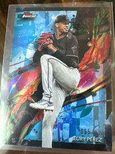 2024 Topps finest Miami Marlins Eury Perez ユーリー・ペレス　55/325