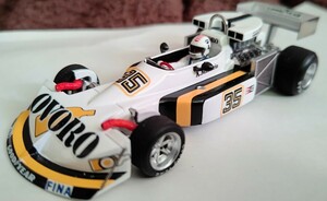 スパークモデル 1/43 マーチ・761・フォード 1976 スペインGP アルトゥーロ.メルツァリオ spark Arturo.Merzario March・761 台座,ケース無