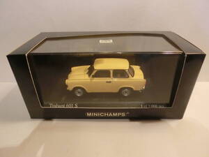 PMA製 1/43 　トラバント　601S　黄色　1985　＊美品　＊送料450円～ 　Trabant