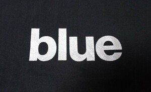 伝説のUK男性ボーカルグループ BLUE 2004年ジャパンツアー Tシャツ 半袖 黒 ロゴラメプリント L・身幅約55cm※未使用品/稀少/SMAP/槇原敬之