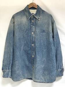 MM6 Maison Margiela PADDED DENIM JACKET中綿 サイズ46 S52AM0263 デニムジャケット デニムコート カバーオール マルジェラ